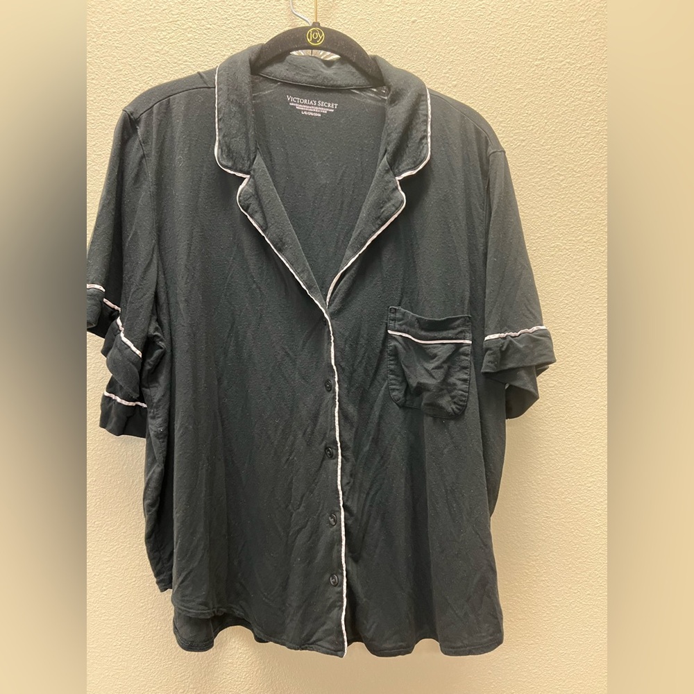 Victoria's Secret -Set of PJ’s - Large - Black Modal Blend Top & Bottoms